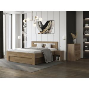 BENNY postel s úložným prostorem Povrchová úprava: lak č. 10, výška postranice: 45 cm, Rozměry ( šířka x délka): 90 x 200 cm