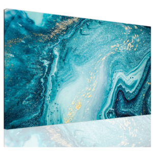 Obraz modrá abstrakce (150x100 cm) - InSmile ®