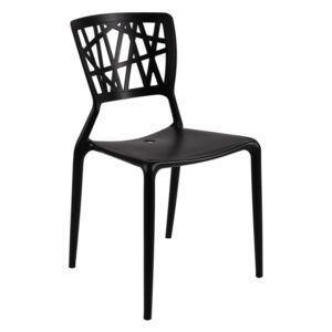 Design Židle BUSH - výběr barev Barva: Černá