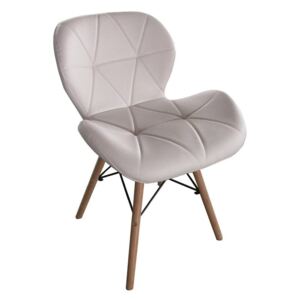 KHome MODESTO židle KLIPP - koženka, bukový základ - výběr barev