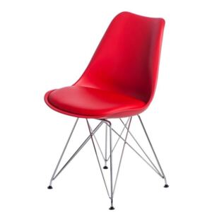 Design Židle NORDEN DSR PP - výběr barev Barva: Červená