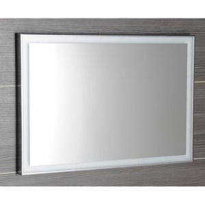 LUMINAR zrcadlo v rámu s LED osvětlením 900x500mm, chrom ( NL559 )