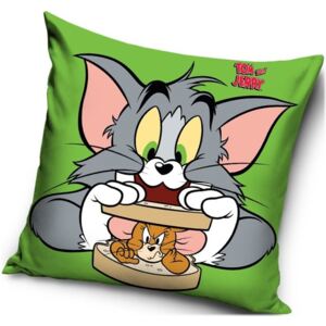 Carbotex • Povlak na polštář Tom a Jerry - motiv Sendvič - 40 x 40 cm