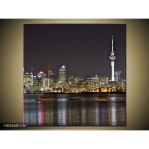 Obraz nočního Aucklandu (F002816F3030)