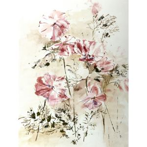 Postershop Fototapeta: Květinová malba (1) - 254x184 cm