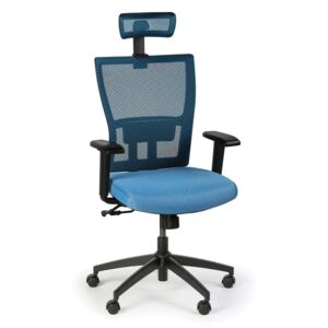 B2B Partner Kancelářská židle AM, modrá + Záruka 7 let