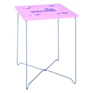 Mørtens Furniture Konferenční stolek Nash II., 51 cm, růžová