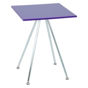 Mørtens Furniture Konferenční stolek Sutton II., 52 cm, fialová