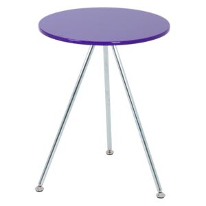 Mørtens Furniture Konferenční stolek Sutton I., 52 cm, fialová