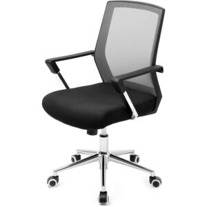 Massive home | Černá kancelářská židle Supreme IX Nylon a polyester