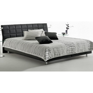 Čalouněná postel Elsa, 180x200cm, černá