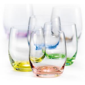 Sada sklenic, Crystalex, CLUB rainbow 60 ml ( 6ks )