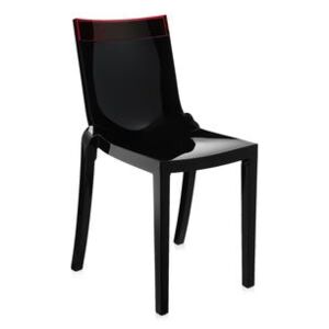 Kartell - Židle Hi-Cut - černá, červená
