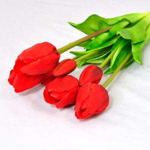 Innovative Svazek červených tulipánů 49cm