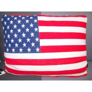 Dekorativní polštář Amerika, 45x60 cm, barevný (Dekorativní polštář Amerika, 45x60 cm, barevný, Dekorativní polštáře)