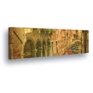 Obraz na plátně - Benátský Průplav 40x40 cm