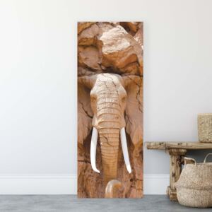 Obraz na plátně - Slon ve Skalách II 3 x 30x100 cm