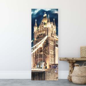 Obraz na plátně - Modrá Nebesa nad Tower Bridge II 40x40 cm