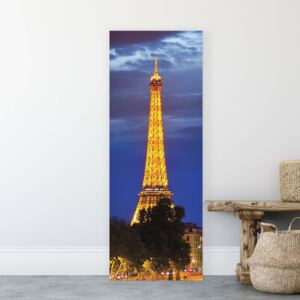 Obraz na plátně - Noční Paříž 4 x 60x40 cm