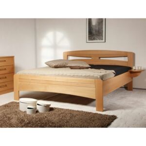 Kolacia Design postel EVITA 2 Povrchová úprava: olej č. 2 - třešeň, Rozměry ( šířka x délka): 160 x 200 cm