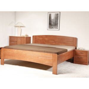 Kolacia Design postel EVITA 4 Povrchová úprava: olej č. 3 - tabák, Rozměry ( šířka x délka): 160 x 200 cm