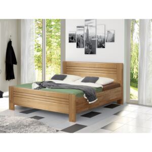 Vykona postel JOLA LUX Povrchová úprava: č. 11 - odstín olše, výška postranice: 45 cm, Rozměry ( šířka x délka): 90 x 200 cm