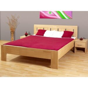 MIREAL postel LEONA L Povrchová úprava: lak odstín č. 82 - buk, Rozměry ( šířka x délka): 160 x 200 cm (v. 45 cm)