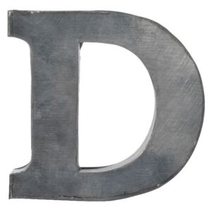 Plechové písmeno D - 5,5 cm
