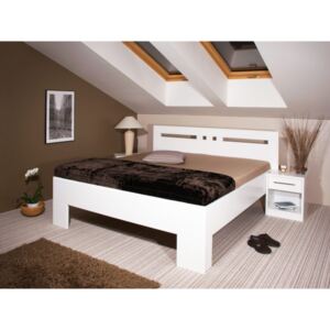 Kolacia Design postel Varezza 1 Povrchová úprava: olej č. 3 - tabák, Rozměry ( šířka x délka): 160 x 200 cm