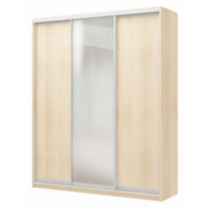 KAIRA skříň s posuvnými dveřmi - š. 200 cm Povrchová úprava: Bílá soft