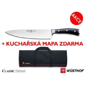 Kuchařský nůž CLASSIC IKON Solingen. délka čepele 23 cm. CLASSIC IKON je exkluzivní moderní série kovaných nožů ze Solingenu. Kovaný nůž je vyhotoven 