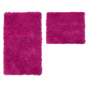 Vopi Předložka do koupelny Cosmopolitan 910 purple Dvojdílný set 55x90 cm+55x45 cm (tvar "U")