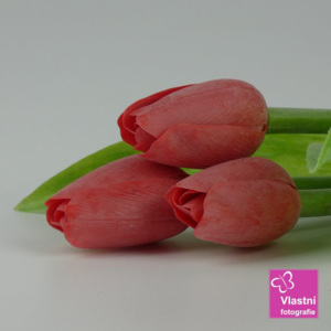 Francouzský umělý tulipán č. 01 – červený