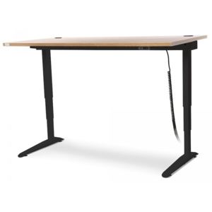 Výškově stavitelný stůl Professional 160 cm, černá calvados