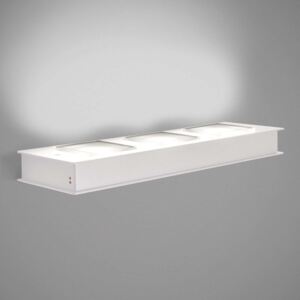 Fabbian Quarter - bílé LED nástěnné světlo 3zdr