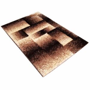 Kusový koberec SHAGGY NEVADA - tetris - cappuccino
