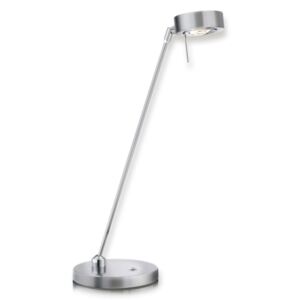 Dvoukloubová stolní lampa LED Elegance, nikl