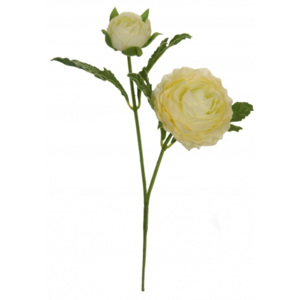 Animadecor Umělá květina - Pryskyřník malý bílý