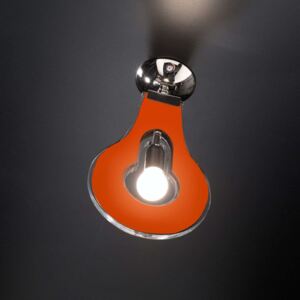 Designové stropní světlo Flat 32cm oranžové