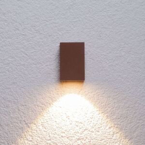 Hnědé LED venkovní nástěnné svítidlo Tavi, 9,5 cm