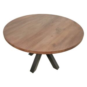 Kulatý jídelní stůl s deskou z mangového dřeva HMS collection, ⌀ 140 cm