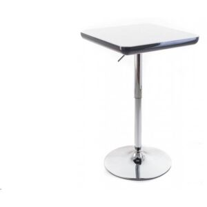 G21 Barový stolek Whieta plastový white/black "II. JAKOST"