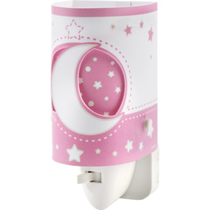 Dětské orientační svítidlo Dalber Moon Light Pink 63235LS