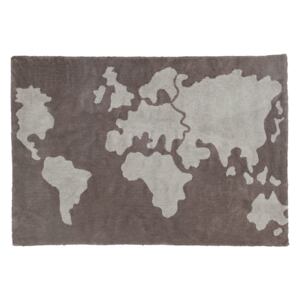 Lorena Canals koberce Ručně tkaný kusový koberec World Map - 140x200 cm