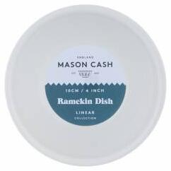Zapékací miska-rameqiun Linear Collection, bílá, 10cm, 250 ml Mason Cash (Barva - bílá)