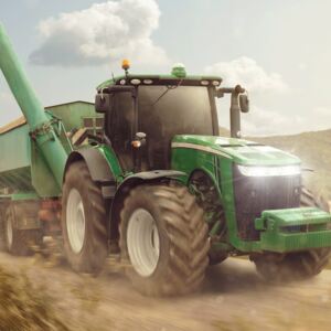 Jerry Fabrics Povlak na polštářek Traktor "Green" 40x40 cm