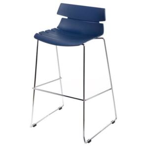 Barová židle Techno modrá