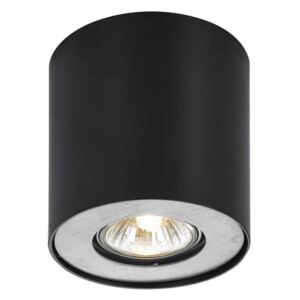 LED stropní svítidlo TAMZO, 4,5W, teplá bílá, 10cm, kulaté, černé