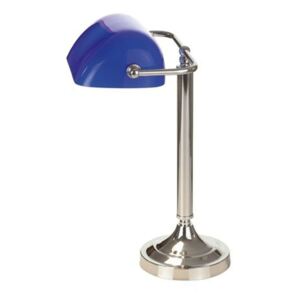 Bankéřská lampa Tineke, modrá
