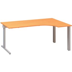 Rohový psací stůl CLASSIC C, pravý, dezén buk
